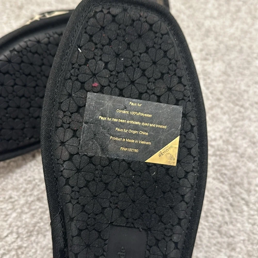 NWT Kate Spade Spade Flower Jacquard Dove Slippers - Picture 7 of 7